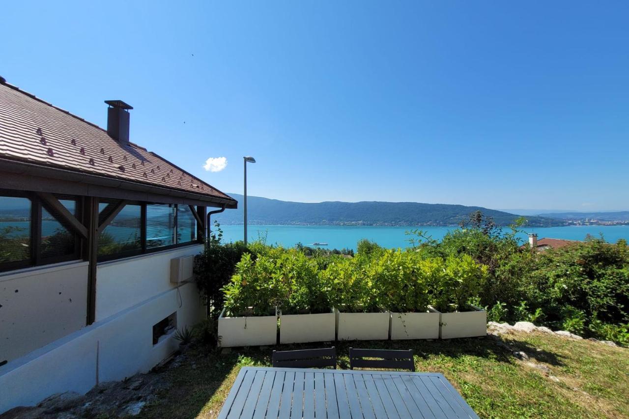 Maisonnette Vue Panoramique Lac D'Annecy Верие-дю-Лак Екстериор снимка