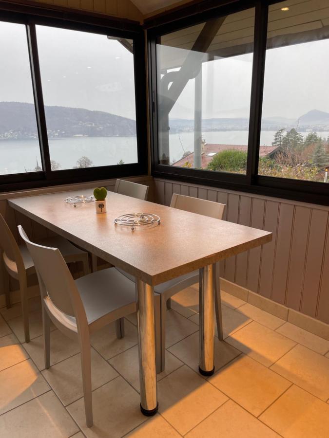 Maisonnette Vue Panoramique Lac D'Annecy Верие-дю-Лак Екстериор снимка