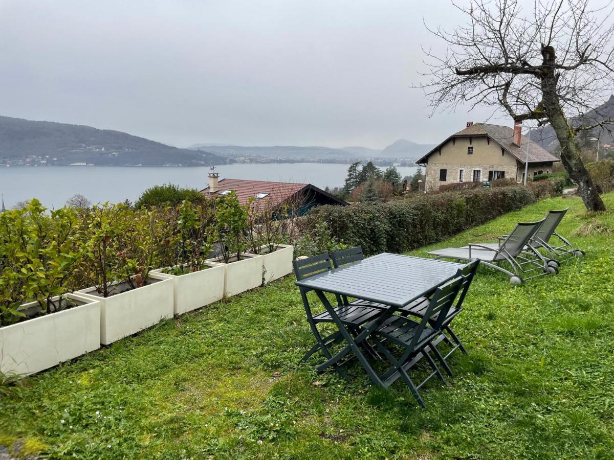 Maisonnette Vue Panoramique Lac D'Annecy Верие-дю-Лак Екстериор снимка